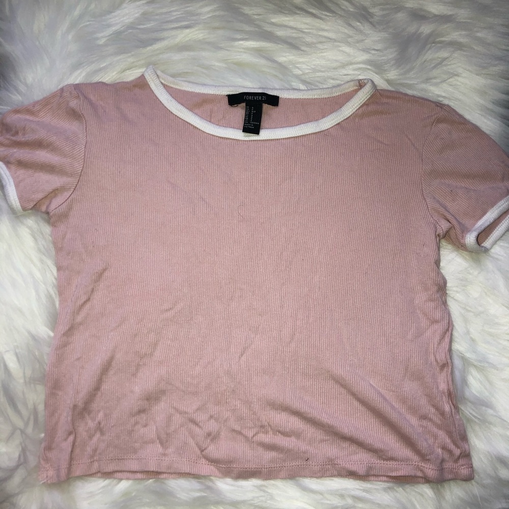 Forever 21 pink crop top